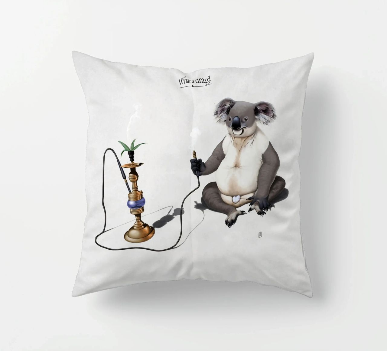 What a Drag! (Titled) cuscino da Rob Art | Illustration