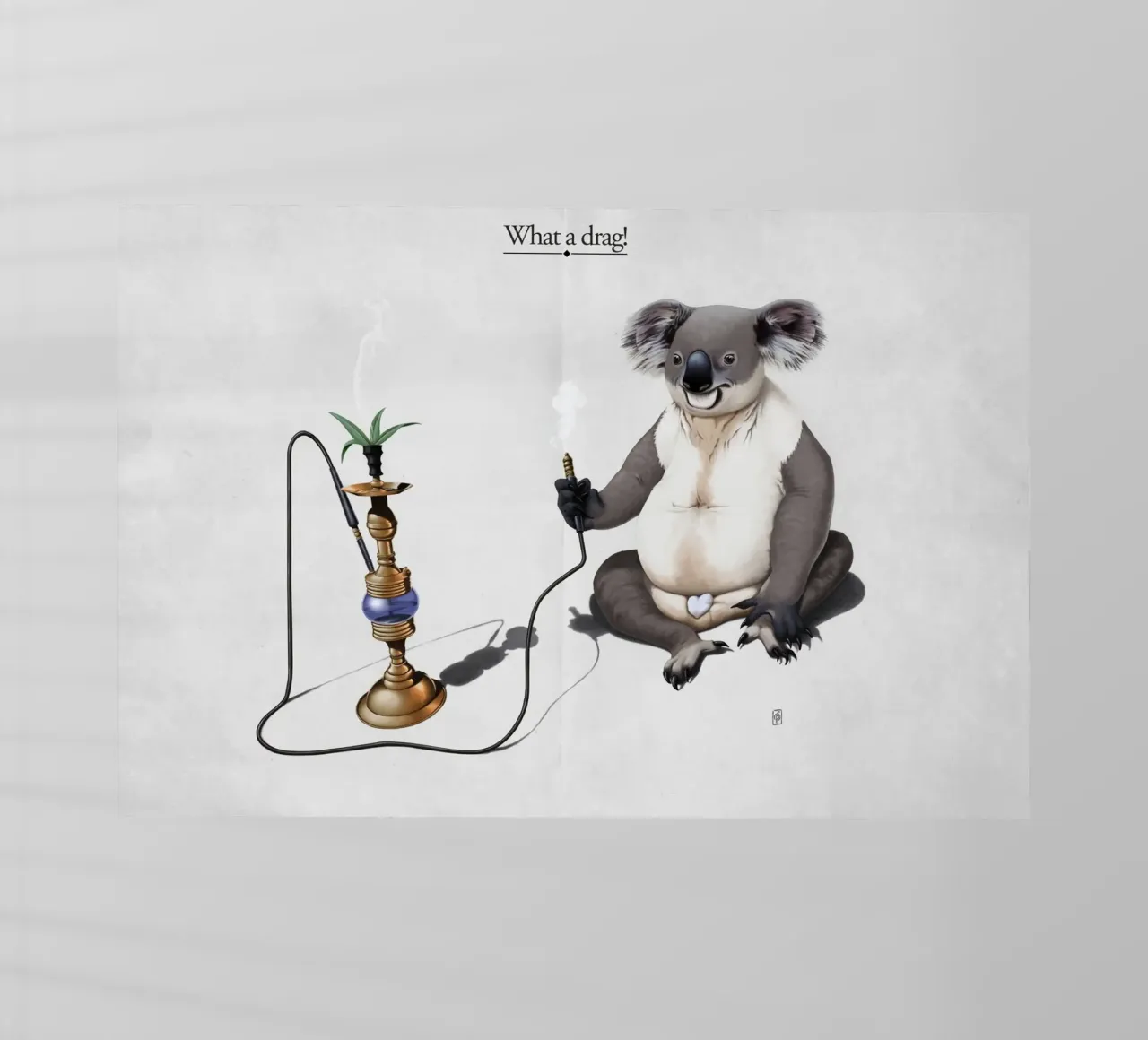 What a Drag! (Titled) pellicola backlit da Rob Art | Illustration