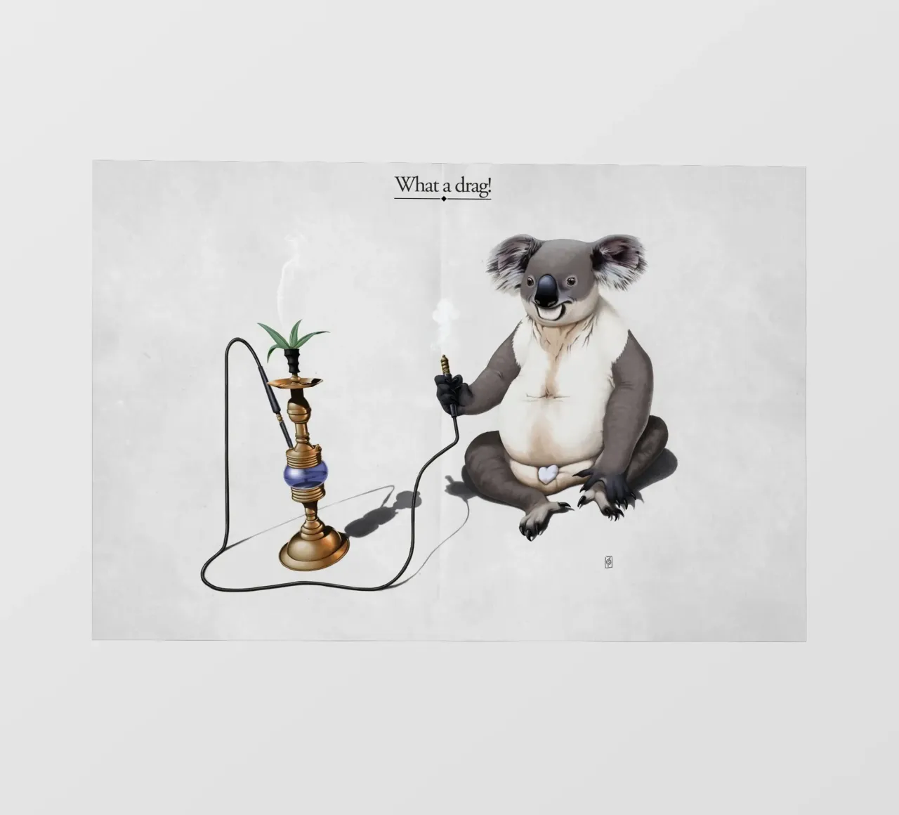 What a Drag! (Titled) pellicola backlit da Rob Art | Illustration