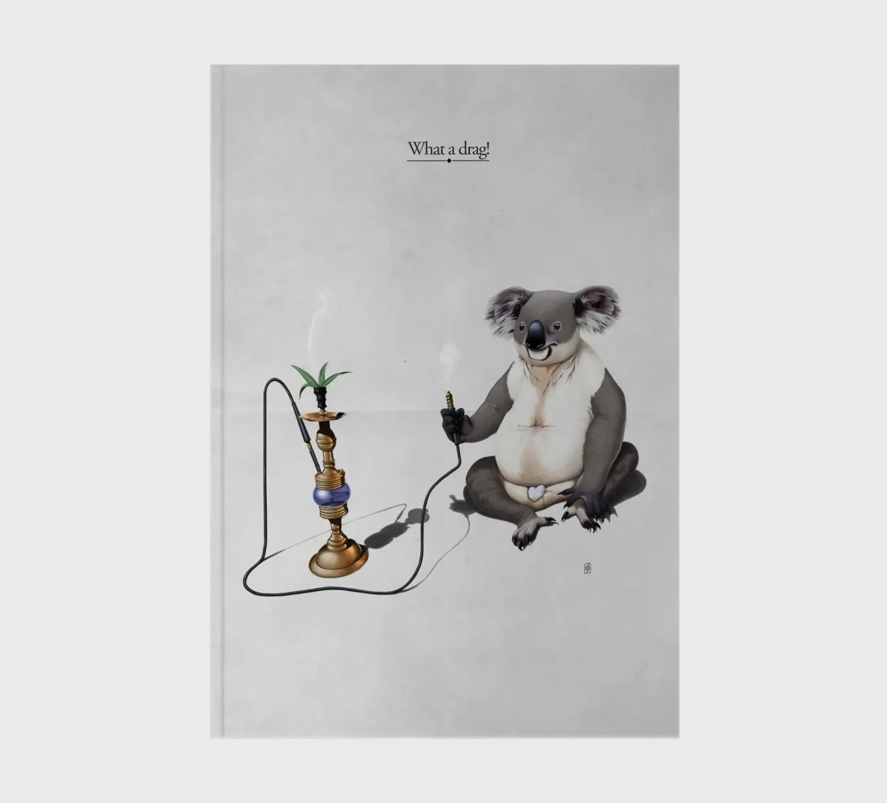 What a Drag! (Titled) notebook by Rob Art | Illustration