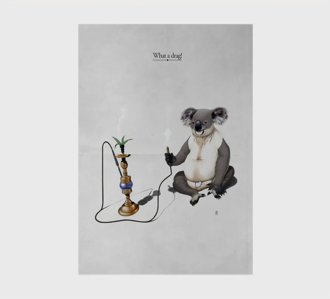 What a Drag! (Titled) notebook by Rob Art | Illustration