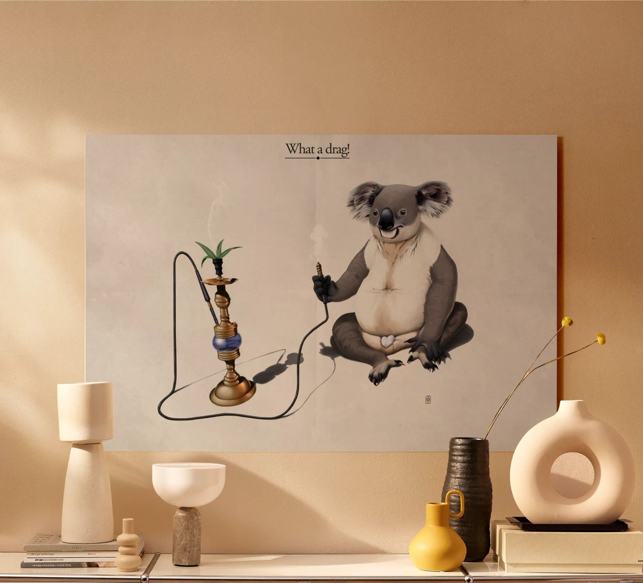 What a Drag! (Titled) plexiglass da Rob Art | Illustration