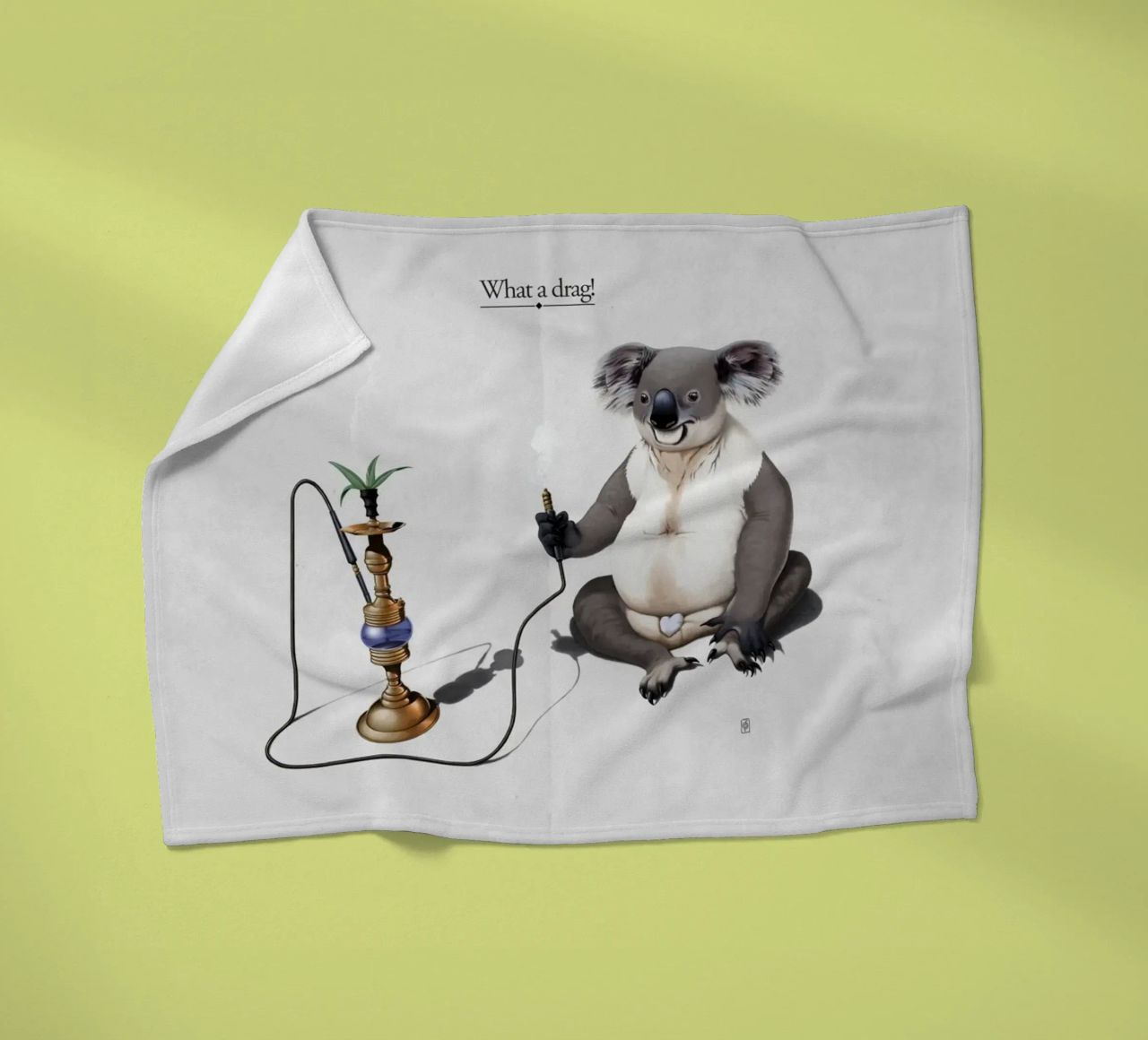 What a Drag! (Titled) coperta in pile da Rob Art | Illustration