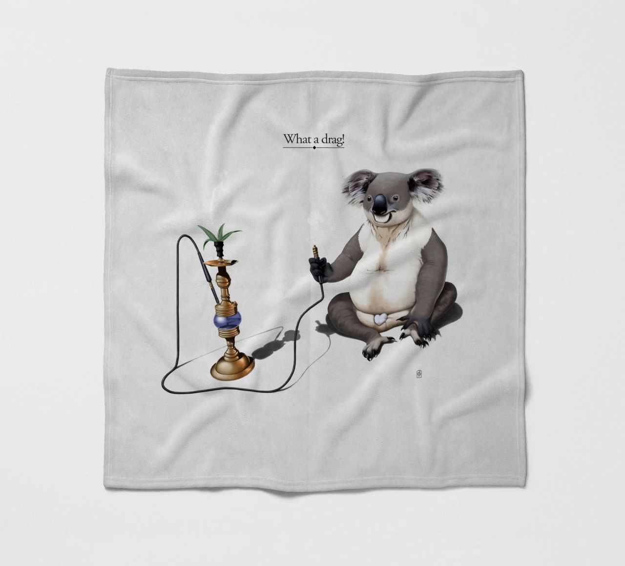 What a Drag! (Titled) coperta in pile da Rob Art | Illustration