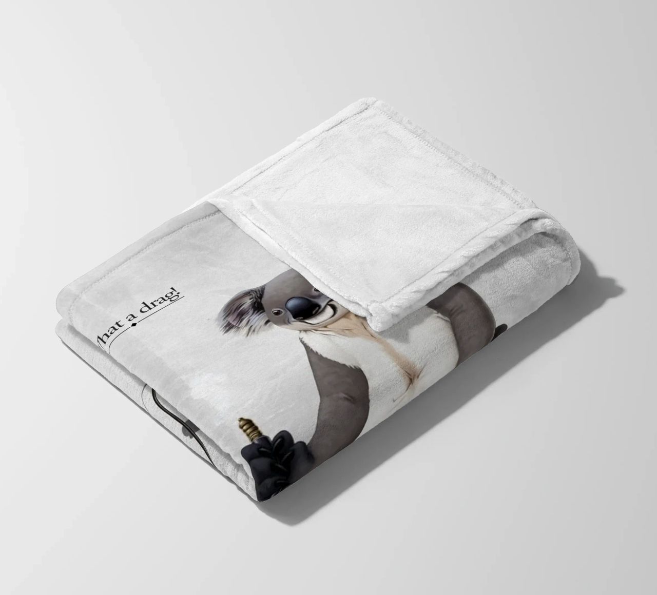What a Drag! (Titled) coperta in pile da Rob Art | Illustration