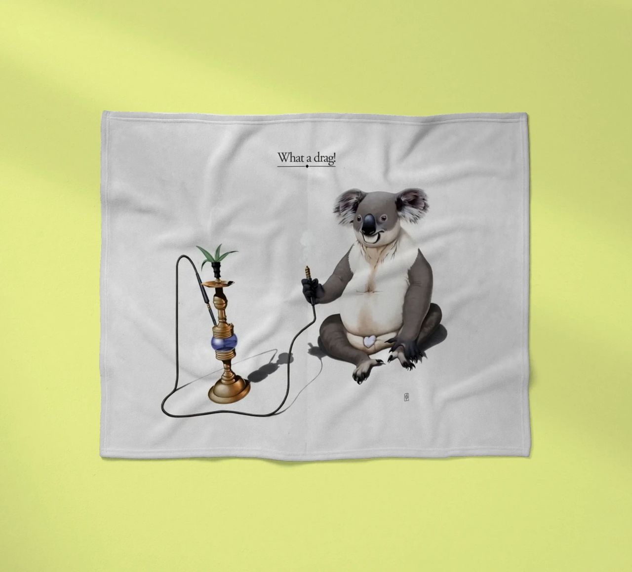 What a Drag! (Titled) coperta in pile da Rob Art | Illustration