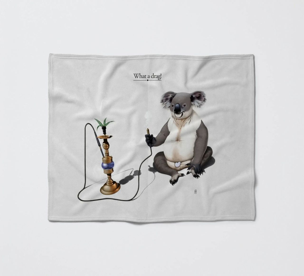 What a Drag! (Titled) coperta in pile da Rob Art | Illustration