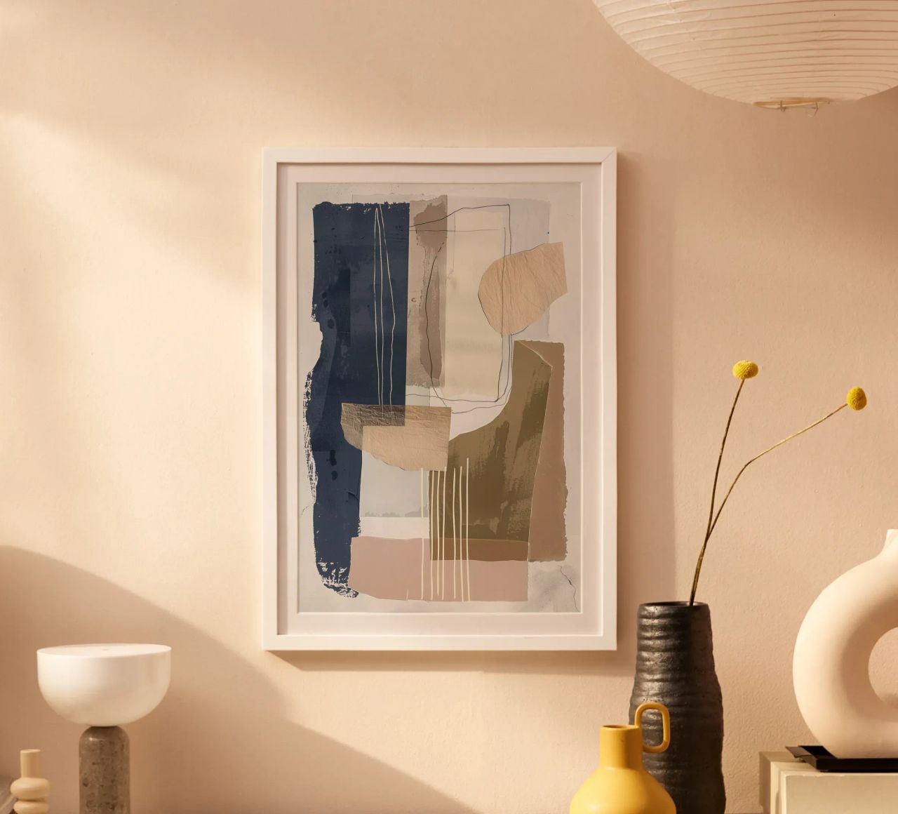 Copper and blue poster by LeDieg