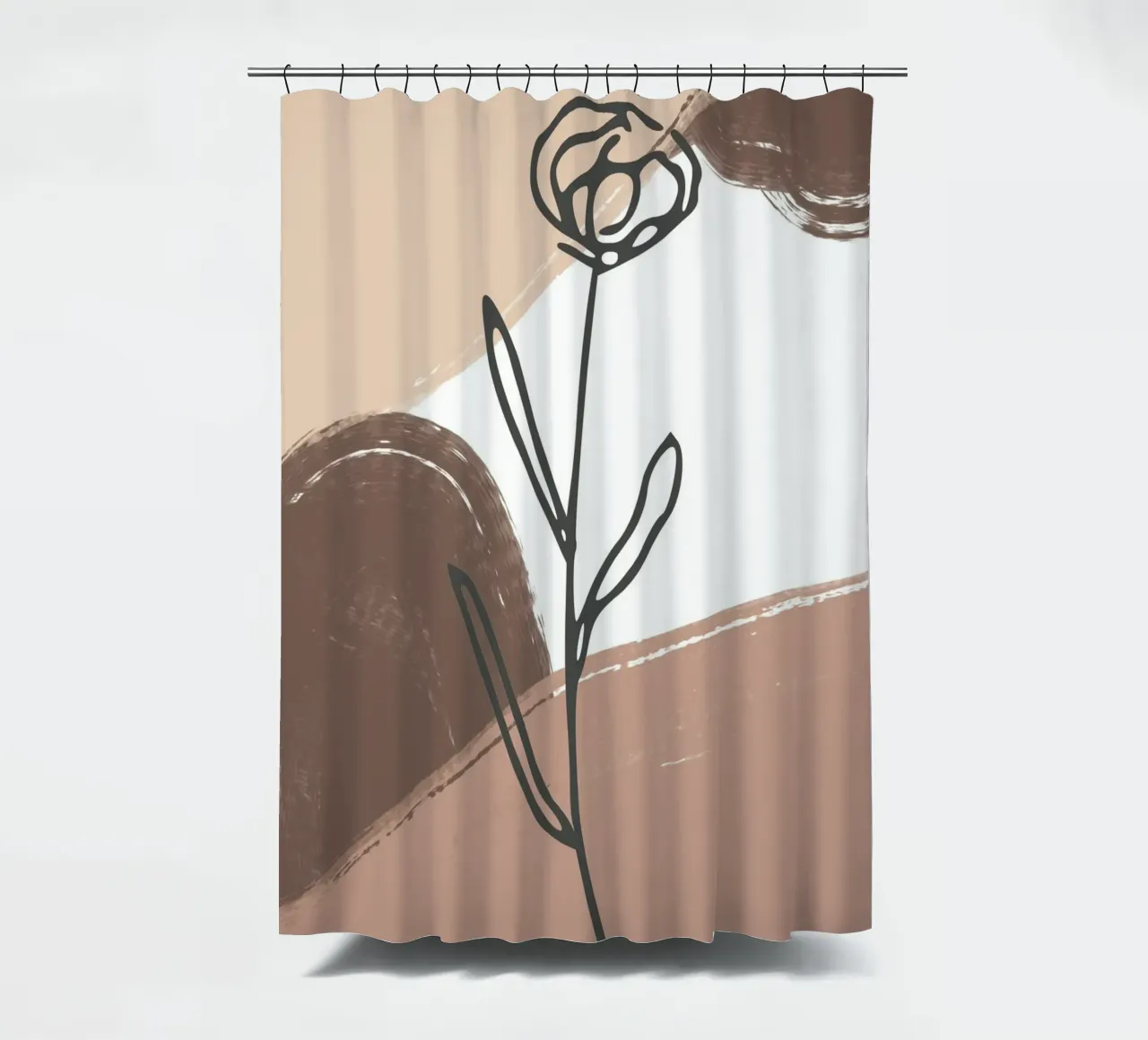 rose design abstract background tenda da doccia da vintageshop