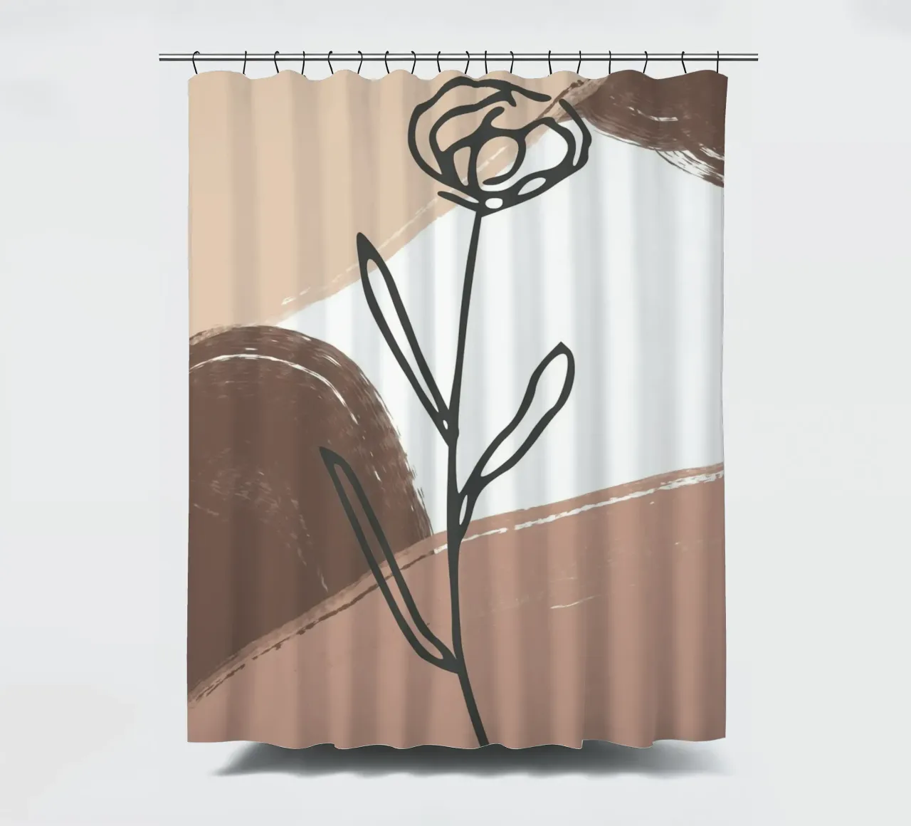 rose design abstract background tenda da doccia da vintageshop