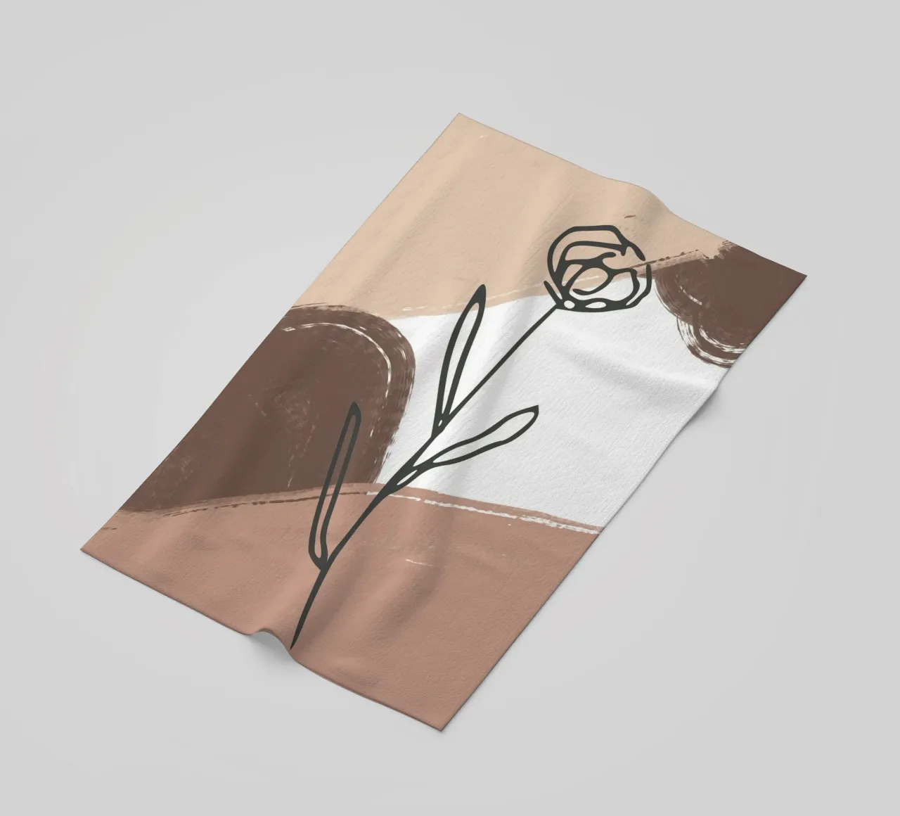 rose design abstract background telo mare da vintageshop