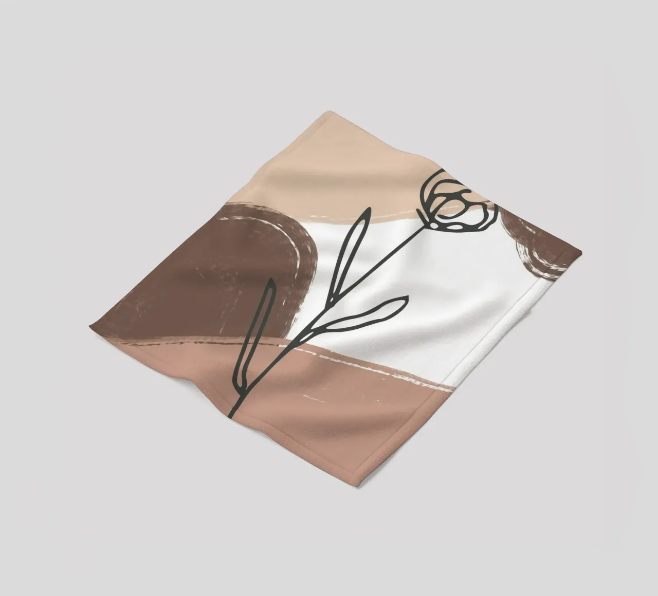 rose design abstract background coperta in pile da vintageshop