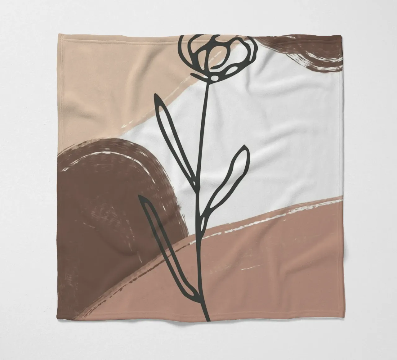 rose design abstract background coperta in pile da vintageshop