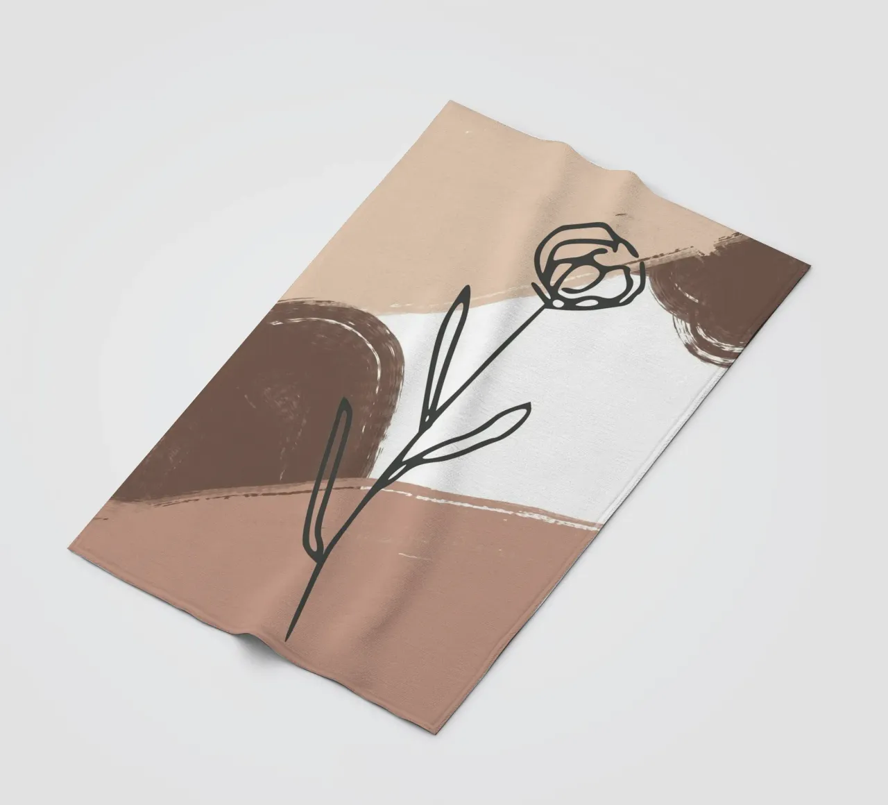 rose design abstract background coperta in pile da vintageshop