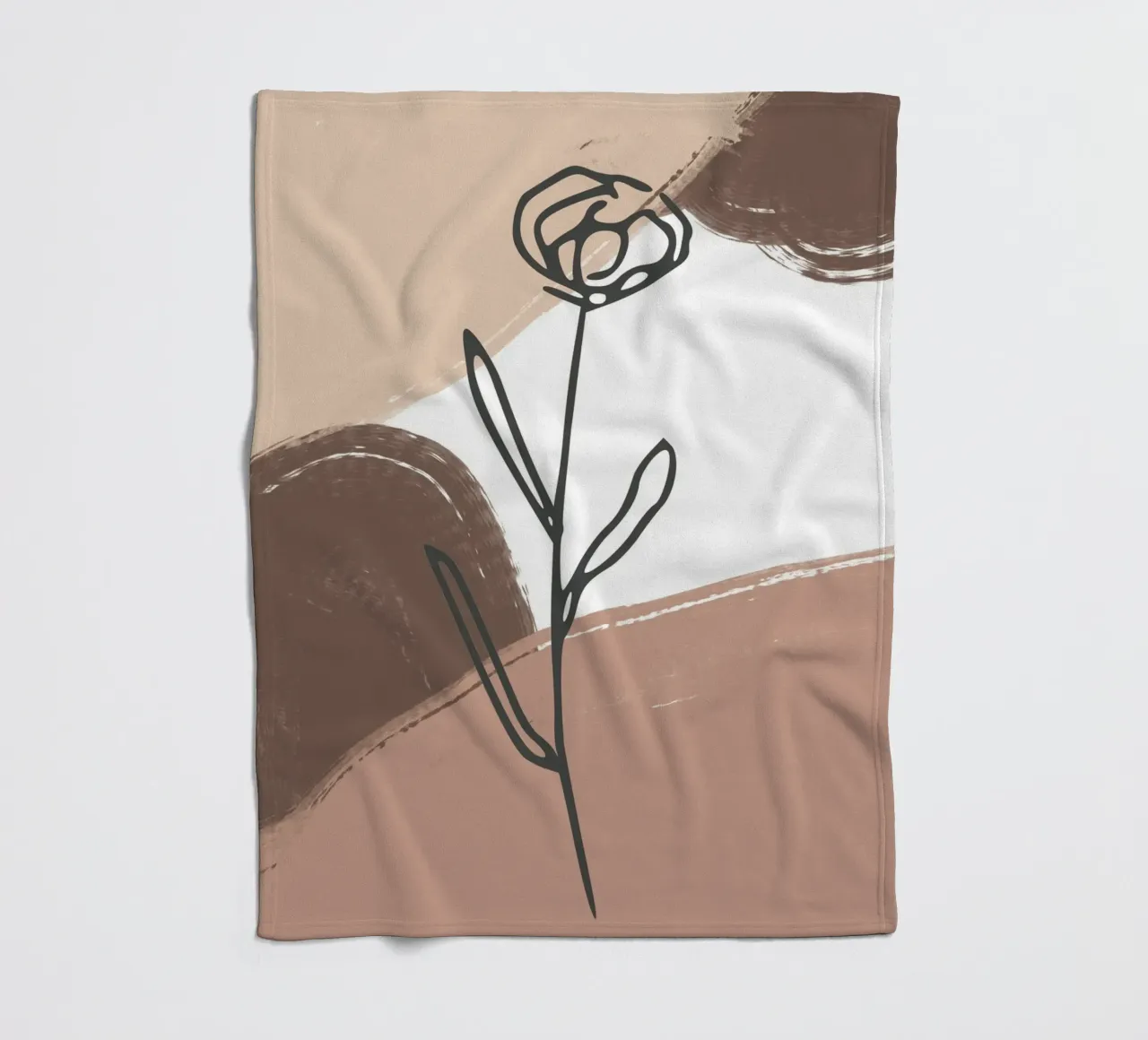 rose design abstract background coperta in pile da vintageshop