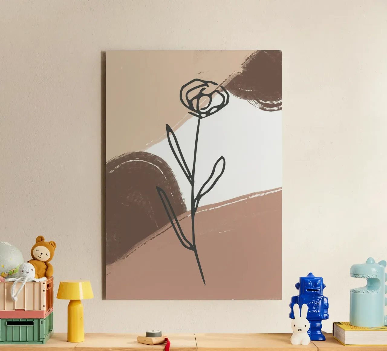 rose design abstract background alluminio dibond da vintageshop