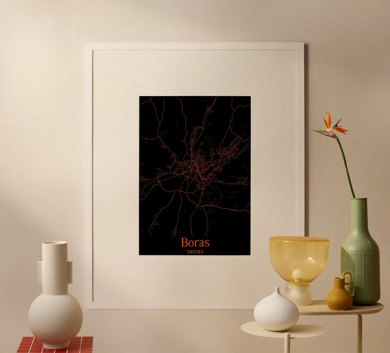 Boras poster con telaio in plastica da MiMap