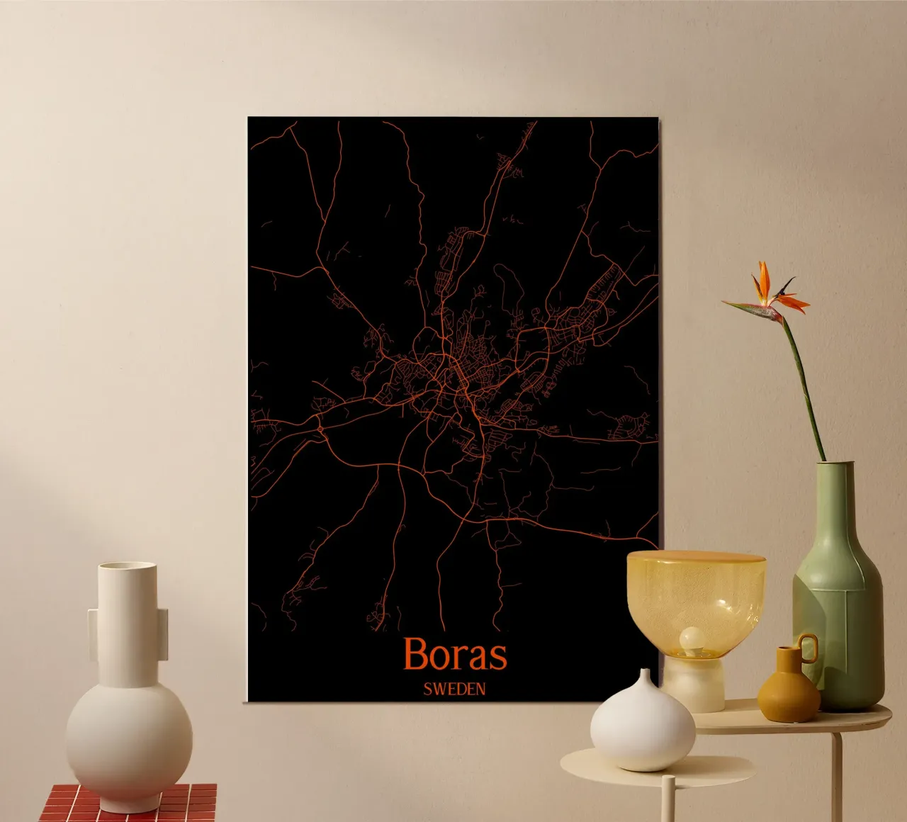 Boras poster con telaio in plastica da MiMap