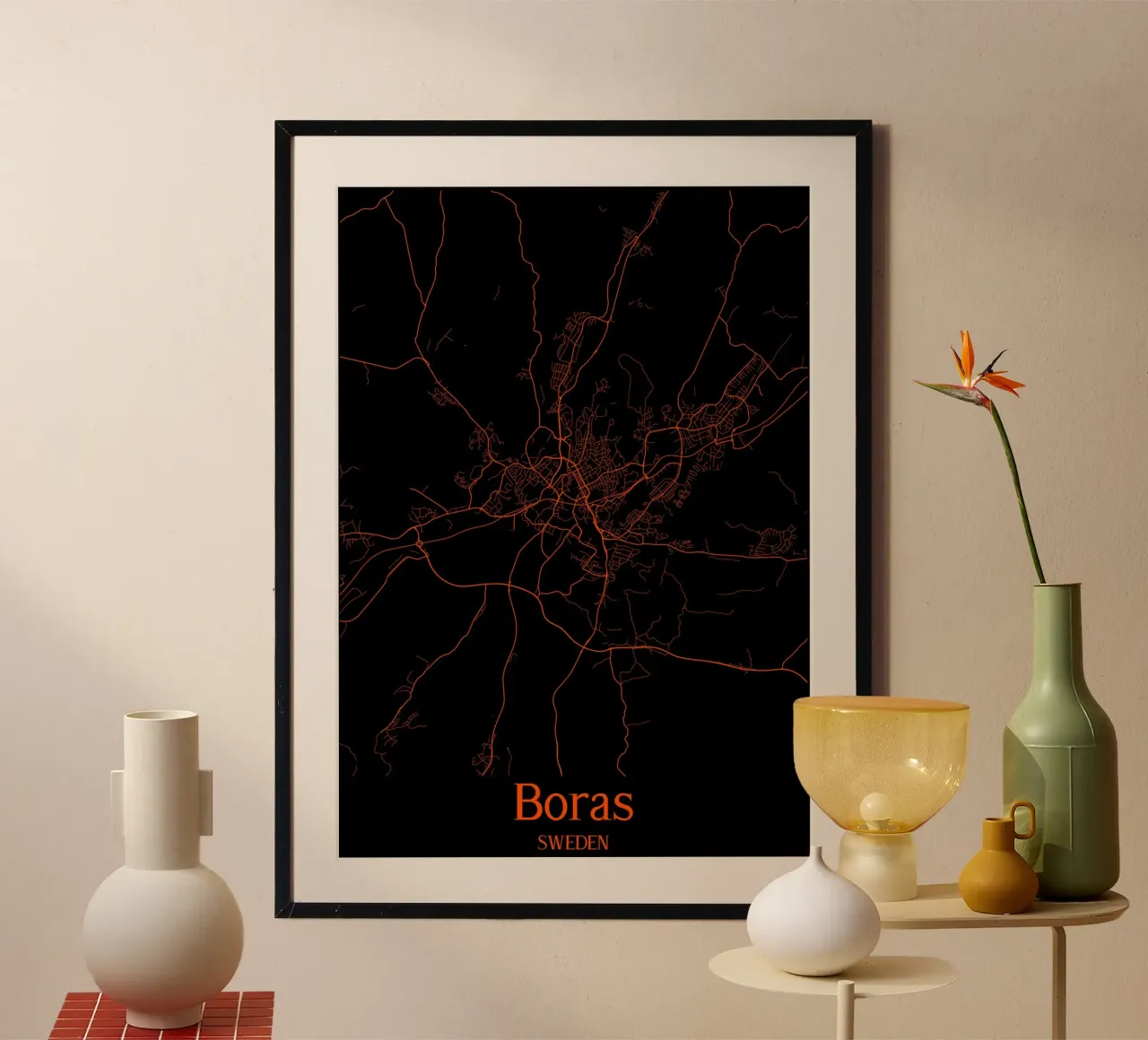 Boras poster con telaio in plastica da MiMap