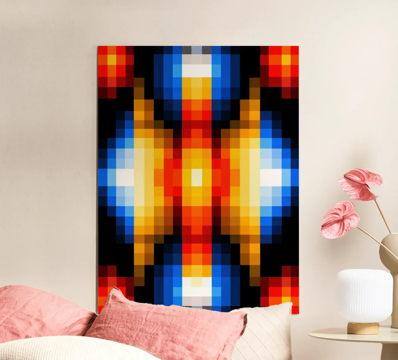 Mandala del computer retrò | Centrale elettrica visiva poster da Autofocus