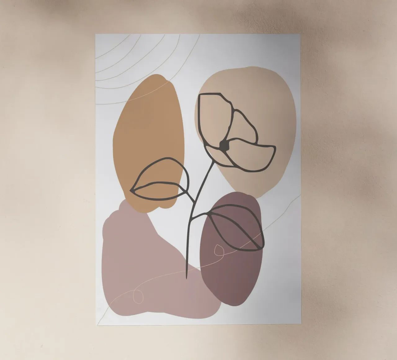 rose drawing abstract background circles pellicola backlit da vintageshop