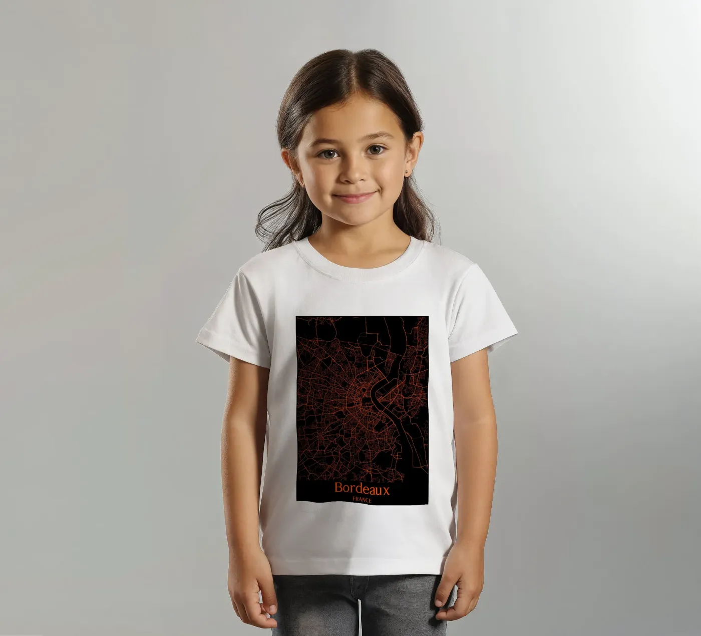 Bordeaux t-shirt bambini da MiMap