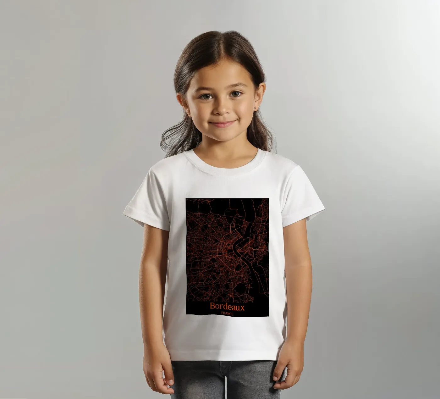 Bordeaux t-shirt bambini da MiMap