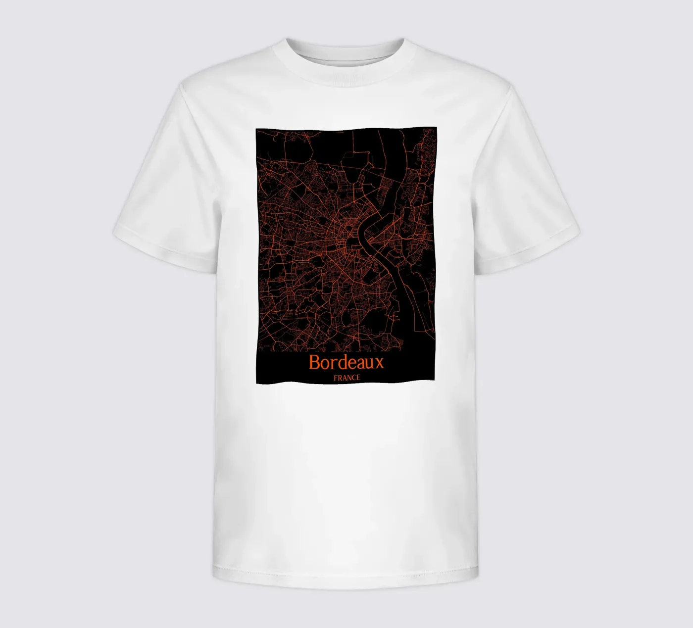 Bordeaux t-shirt bambini da MiMap