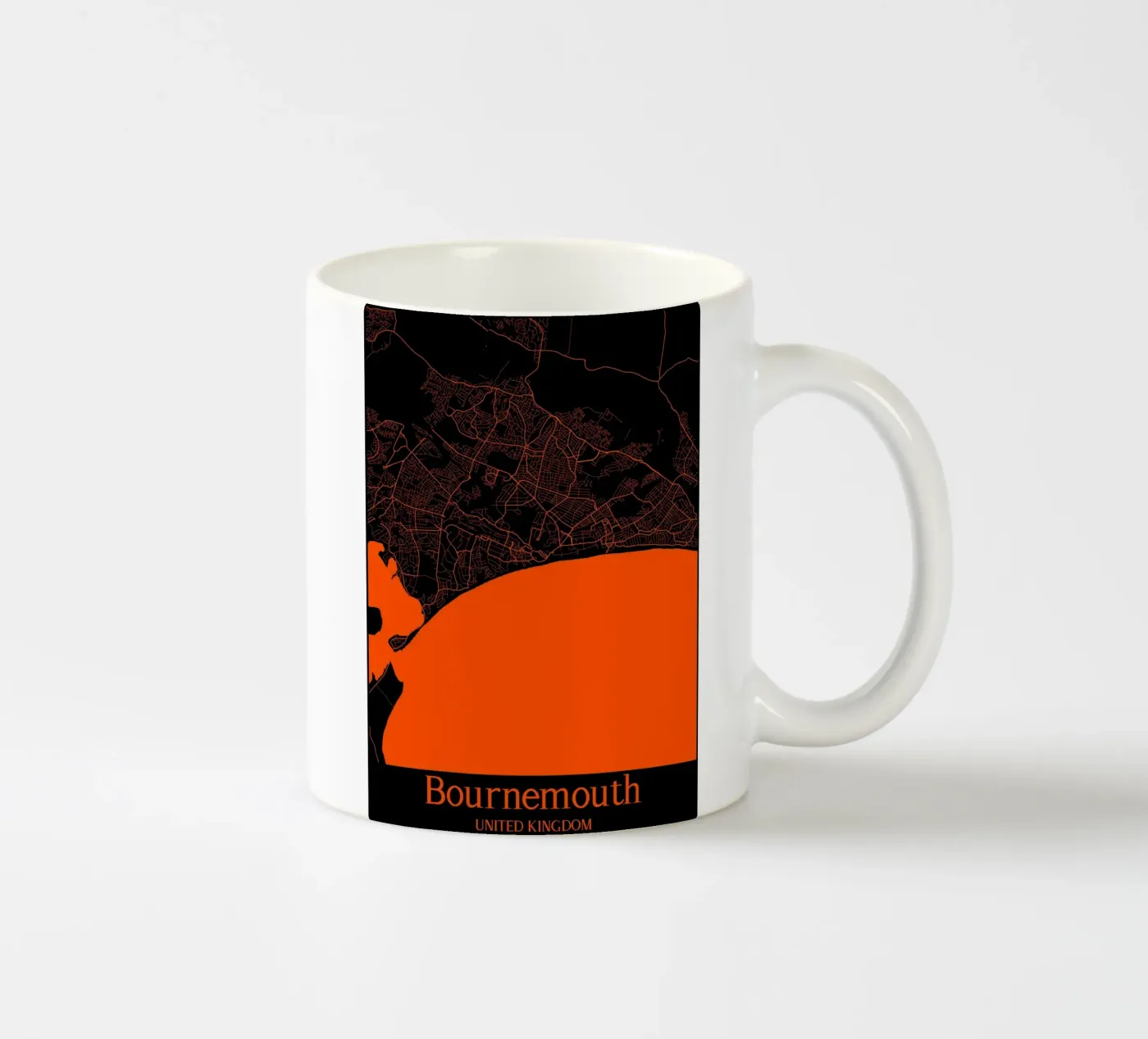 Bournemouth ceramic mug by MiMap