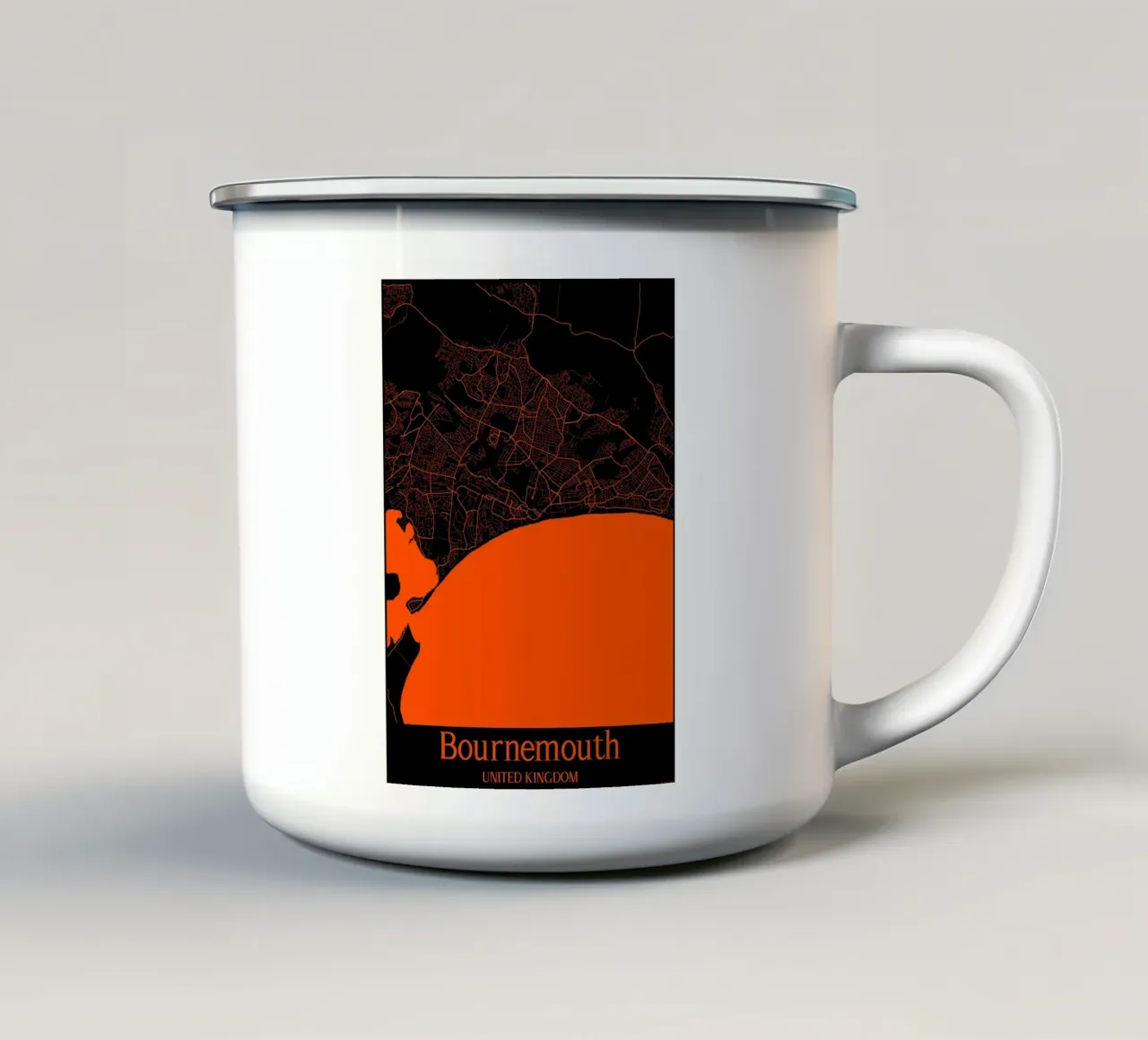 Bournemouth tazza in smalto da MiMap
