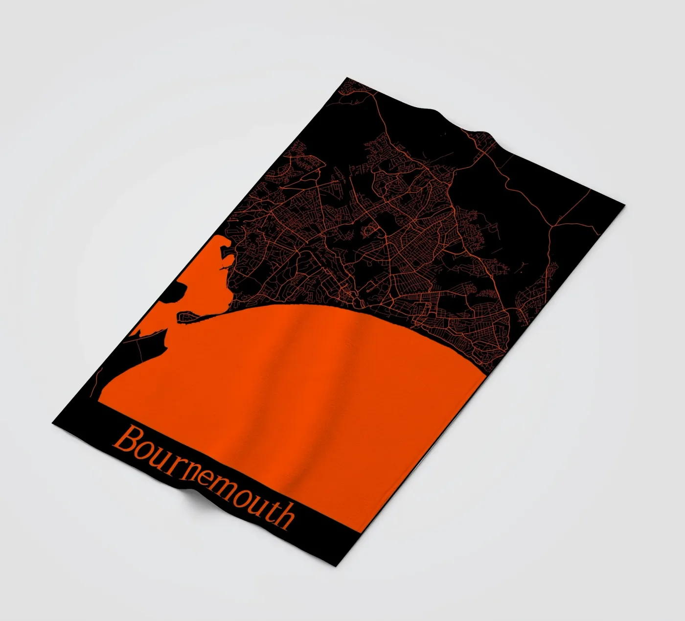 Bournemouth Fleecedecke von MiMap