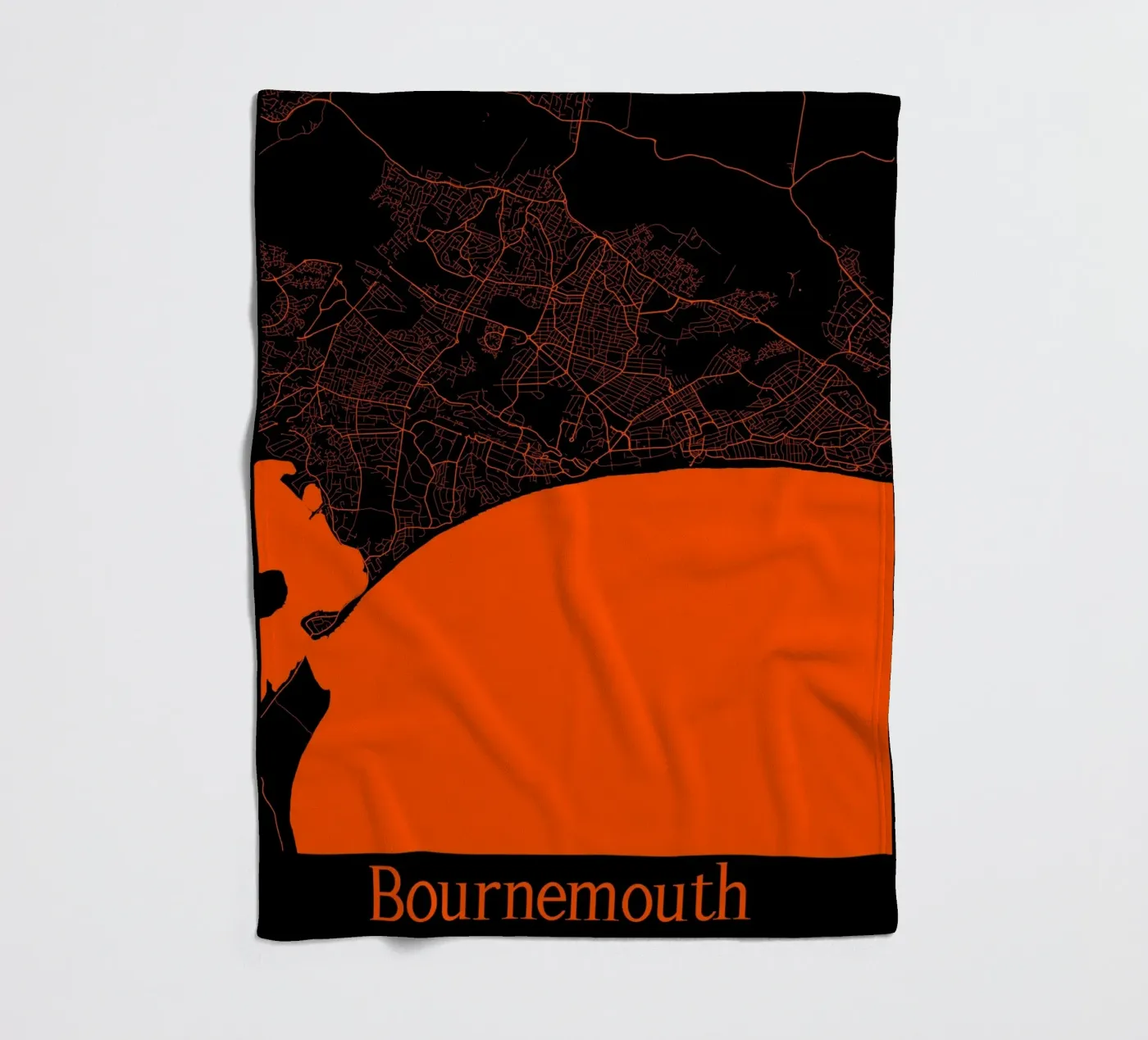 Bournemouth Fleecedecke von MiMap