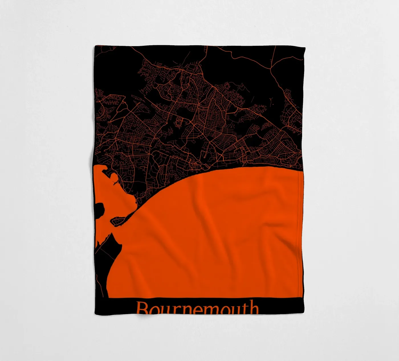 Bournemouth fleecedeken van MiMap