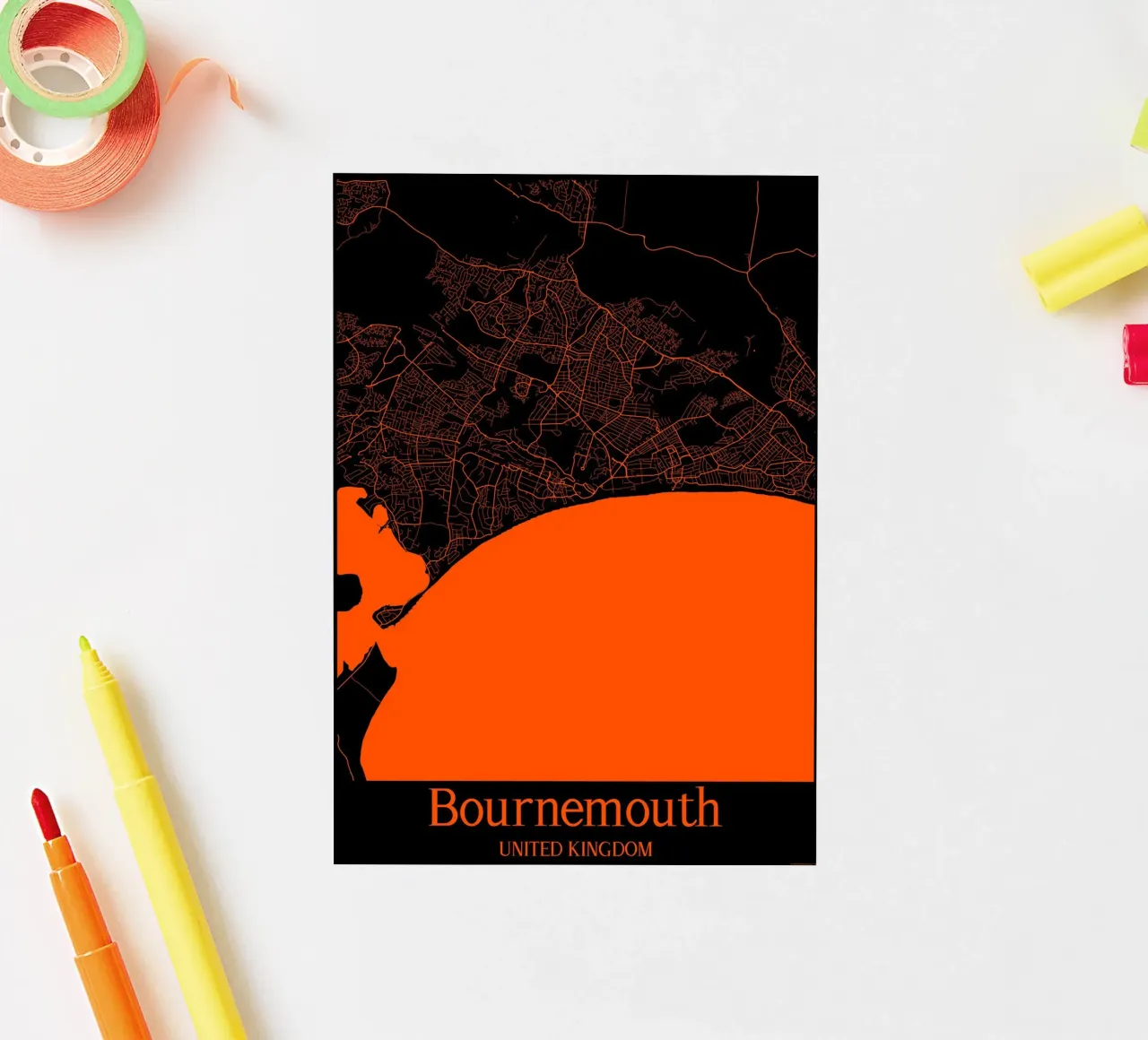 Bournemouth sticker van MiMap