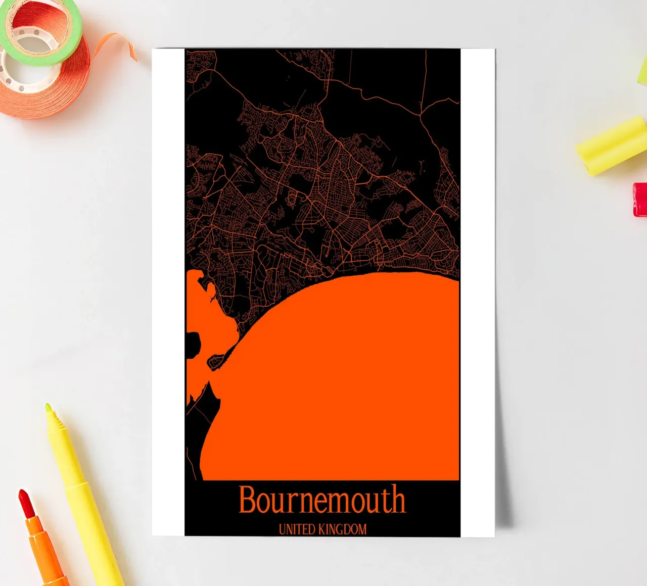 Bournemouth sticker sheet by MiMap