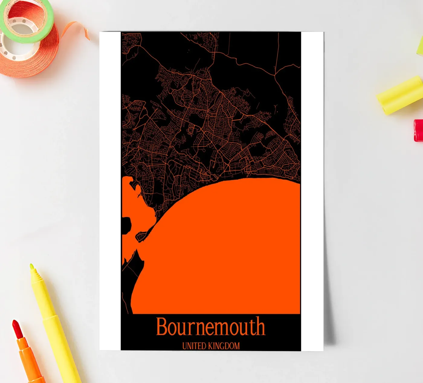 Bournemouth sticker sheet by MiMap