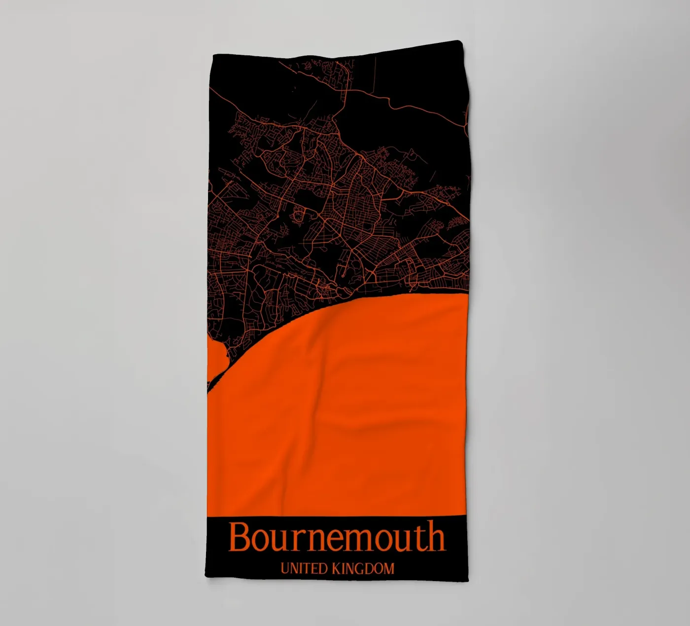 Bournemouth badhanddoek van MiMap