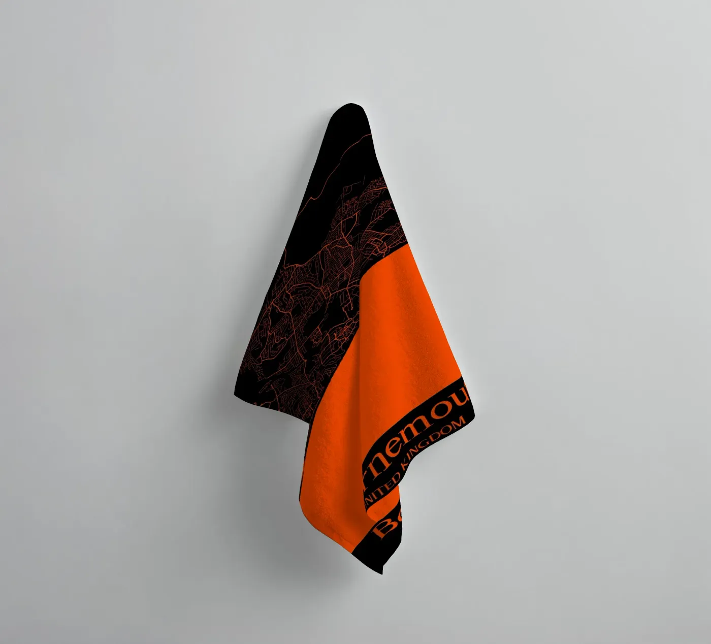 Bournemouth badhanddoek van MiMap