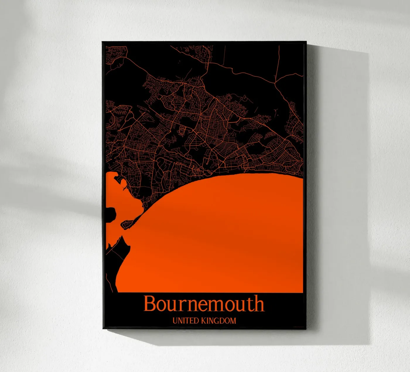 Bournemouth Acryl-Glas von MiMap