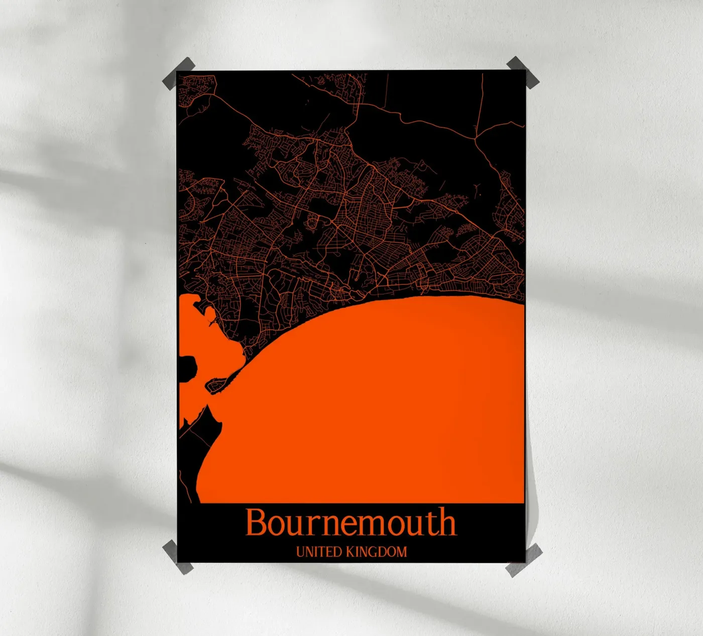 Bournemouth poster van MiMap