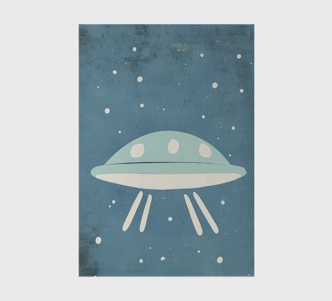 UFO in Space notebook by David Müller