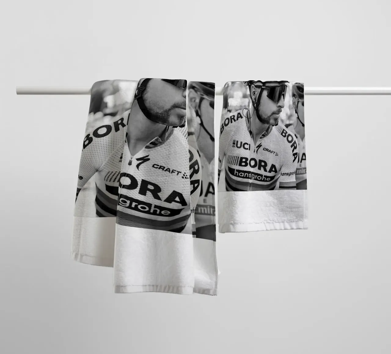 peter sagan is the most successful and charismatic cyclist towel by addelia shope