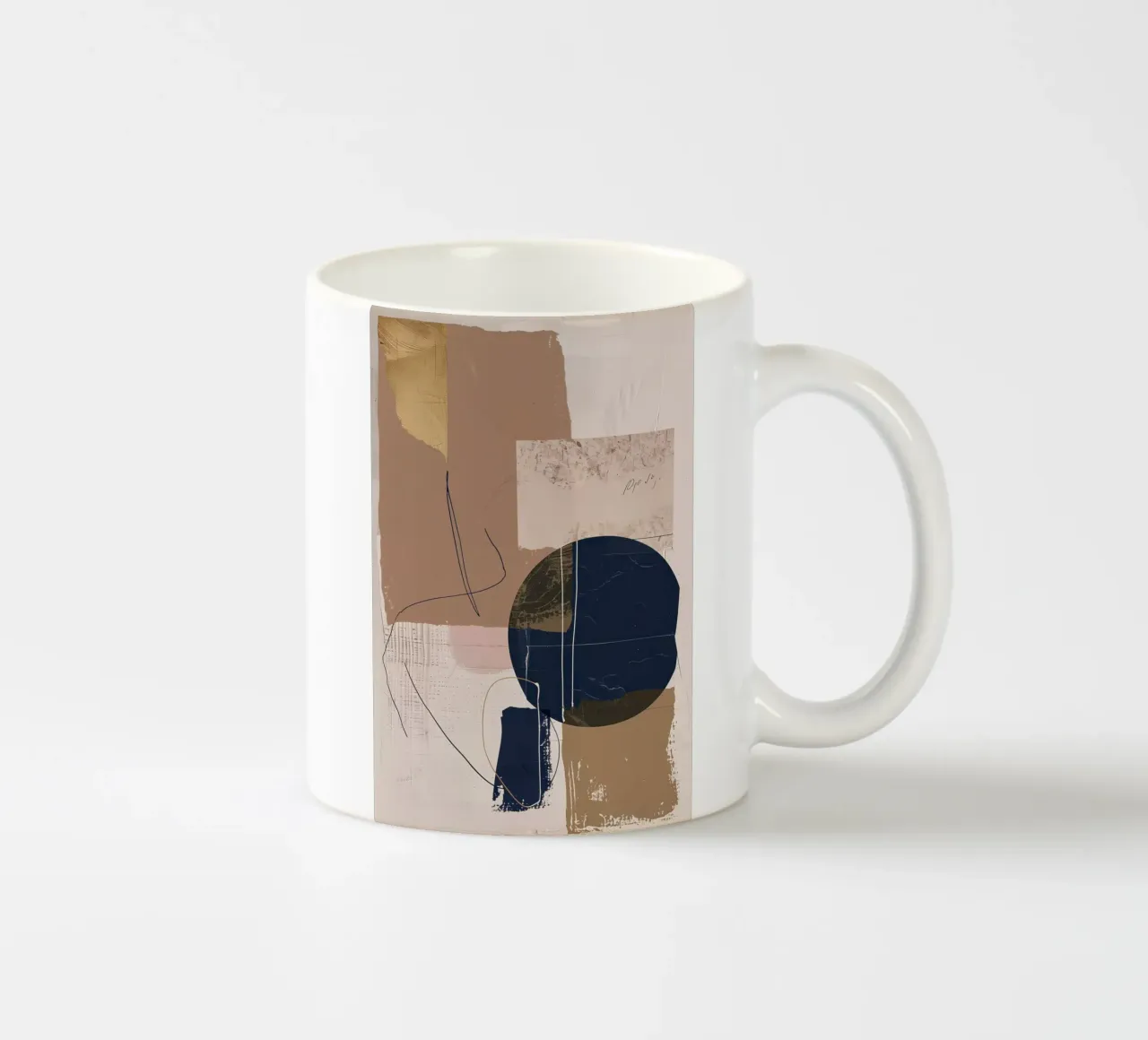 Copper and blue 3 tazza in ceramica da LeDieg