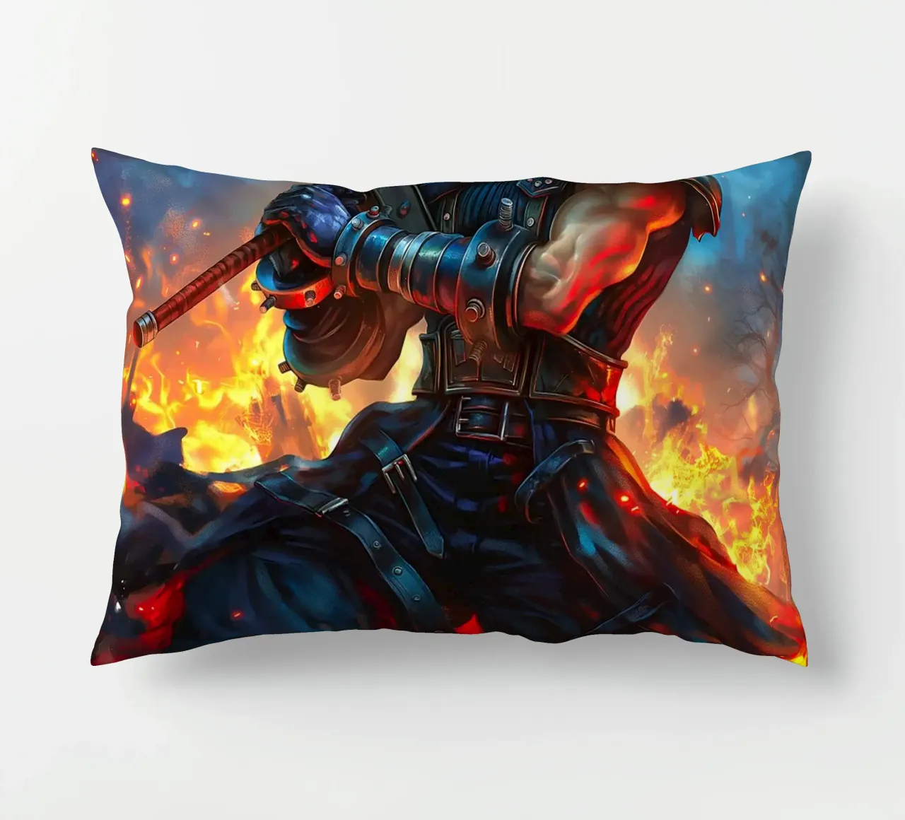 Cloud Strife Final Fantasy VII FF7 cuscino da Fleur de Lys