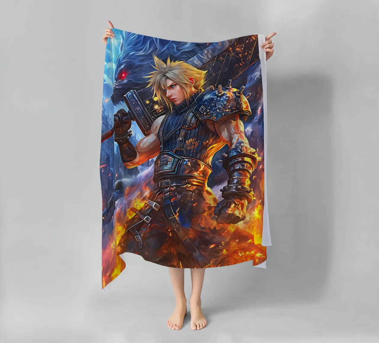 Cloud Strife Final Fantasy VII FF7 telo mare da Fleur de Lys