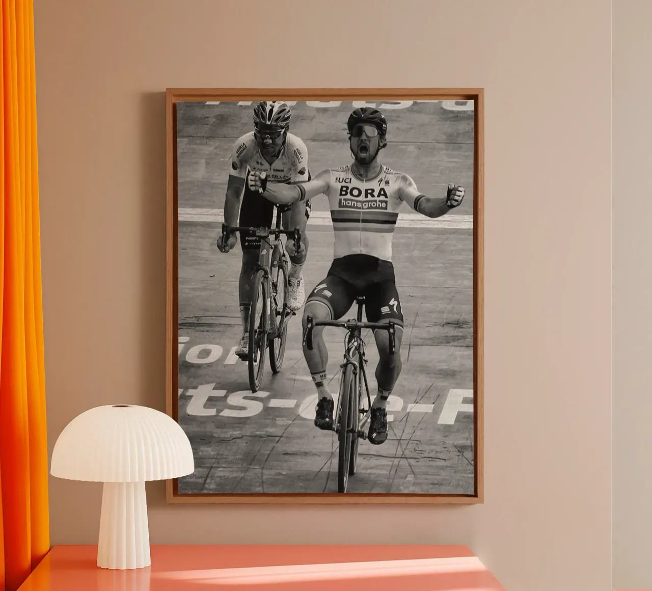 peter sagan wint parijs-roubaix canvas met Baklijst van addelia shope