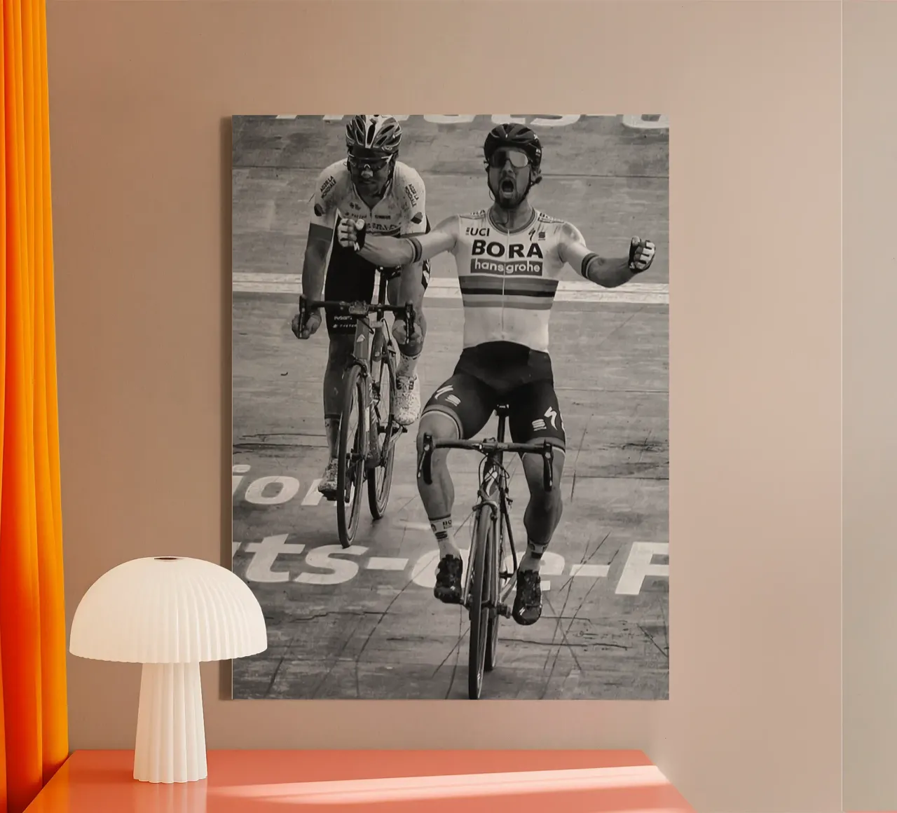 peter sagan wint parijs-roubaix canvas met Baklijst van addelia shope