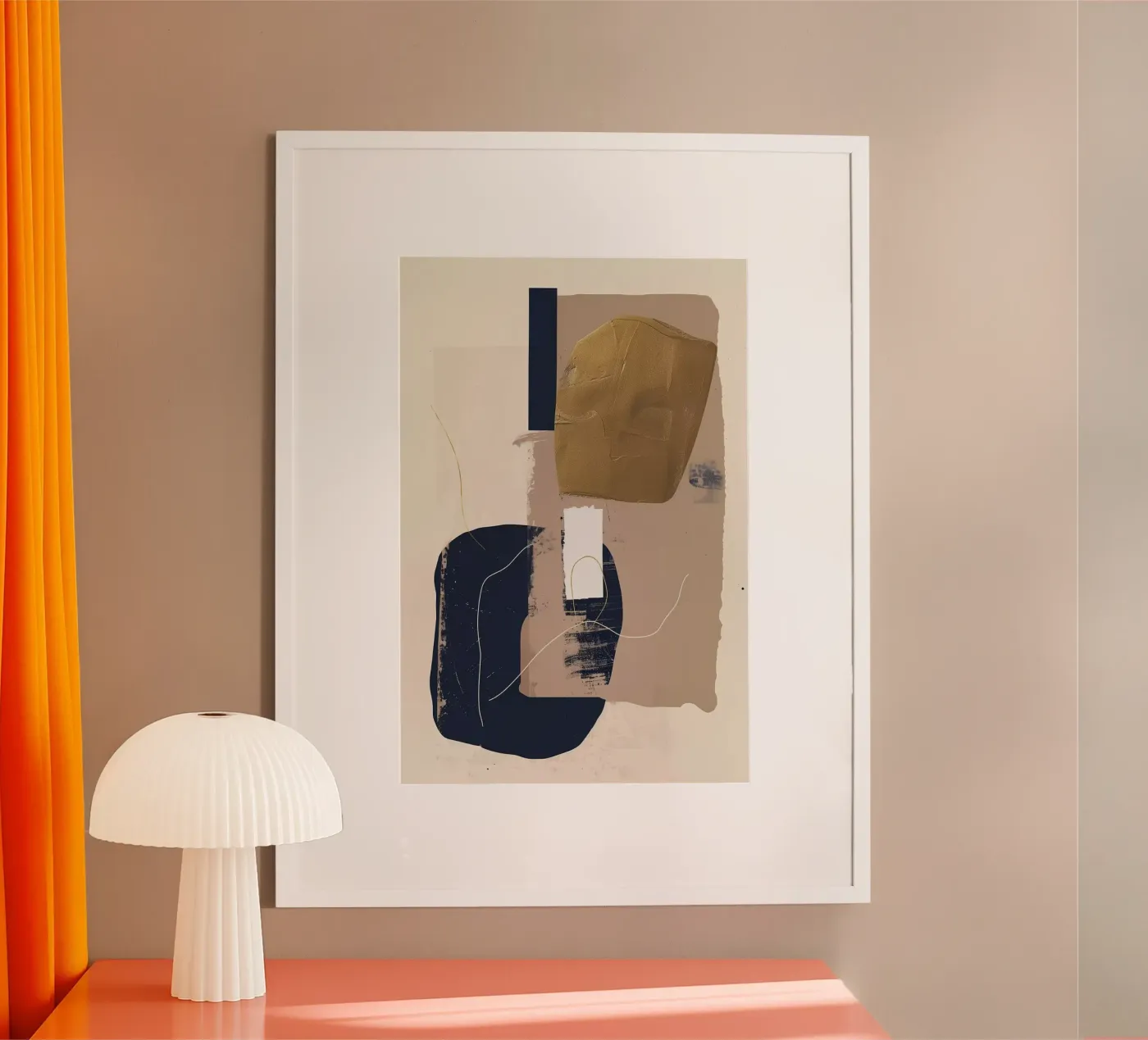 Copper and blue 2 poster by LeDieg