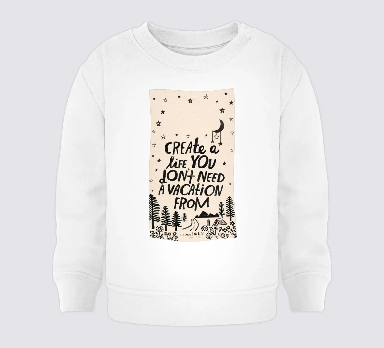 creare una vita che felpa neonato da art quots shop