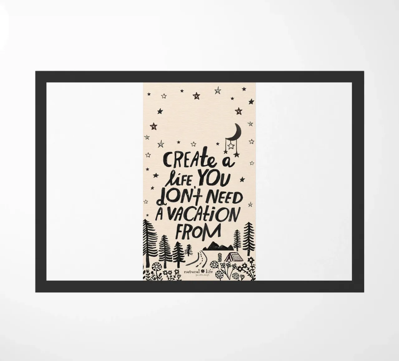 creare una vita che zerbino da art quots shop